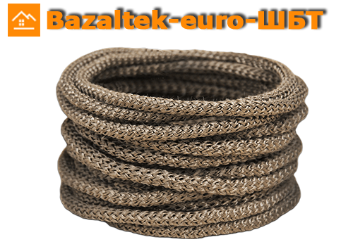 Bazaltek-euro-ШБТ - шнур базальтовый  теплоизоляционный.